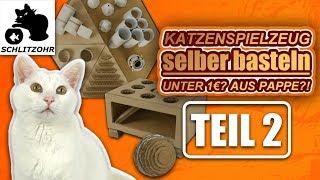 Katzenspielzeug selber basteln | Unter 1 €? | Teil 2/2 | Diy Katzenspielzeug Hacks | Fummelbrett