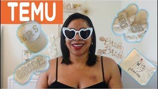 TEMU WEDDING HAUL | AFFORDABLE BRIDAL ACCESSORIES | PART 1