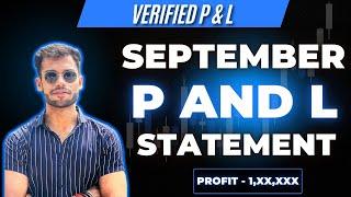 September P & L Statement | Verified P and L | SWING KING #swingtrading  #verifiedpnl