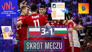 Siatkówka Polska vs Bułgaria 3-1 Liga Narodów Skrót Meczu 2024