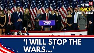 'I Will Stop Wars,' Said Donald Trump In His Address In Florida | US Elections 2024 | News18