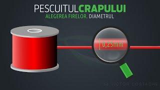 Pescuitul crapului | Alegerea firelor. Diametrul