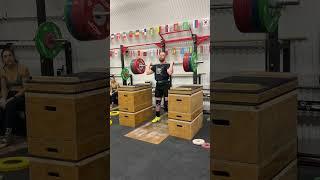185kg split jerk