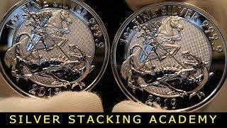 Хит Британии: Серебряная Монета Георгий Победоносец 2019 года! 2019 Valiant 1 oz silver coin