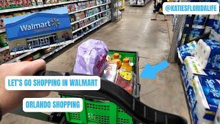 Walmart shopping with my own Trolley/Cart | Orlando Shopping