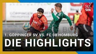 1. Göppinger SV vs. FC 08 Homburg | Highlights 10. Spieltag [Regionalliga Südwest]