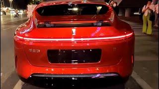 2023 New Changan Avatr 11 SUV Red Color Exterior ( like Porsche)