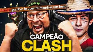 FUI CAMPEÃO DO CLASH ELIMINANDO O TIME DO BRUCER | League of Legends