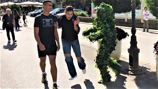 That Was GOOD Reactions!! Bushman Prank