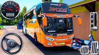 US City Bus Realistic Driving 3D - Coach Bus Offroad Drive Simulator 2024 - Android GamePlay