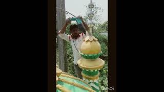 steel  masjid #minar #minar Rb# STEEL# TECH # Murshidabad