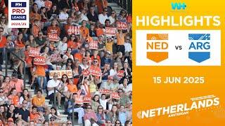 FIH Hockey Pro League 2024-25 Highlights: Netherlands vs Argentina (M) | Match 2