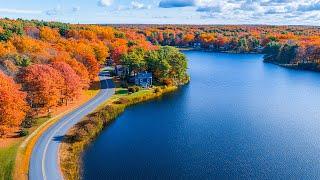 Beautiful Fall In New England  Extremely Effective Relaxing Autumn Music Autumn Colors