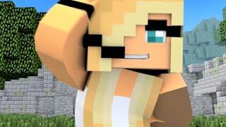 Minecraft Songs "Fight Like A Girl" Psycho Girl 3 and Little Square Face Minecraft Songs