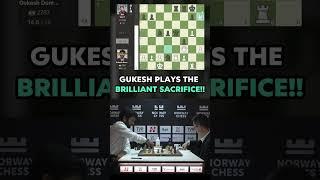 Gukesh SACRIFICES HIS BISHOP in Complicated Position vs. Wei Yi