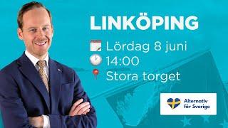 Alternativ för Sverige avslutar Swexit-turnén i LINKÖPING!