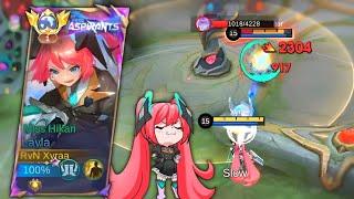 BUILD ONE HIT LAYLA! DAMAGENYA SAKIT BANGET!! | TOP GLOBAL LAYLA - MOBILE LEGENDS