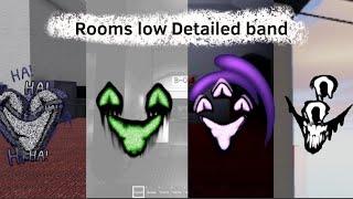 Rooms low Detailed band (A-section,B-section, G-section,T-section,Removed,Hardcore mode)