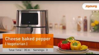 Joyoung | Multi Tasker 8 Air Fryer | Recipe | Cheese Baked Pepper (Vegetarian)