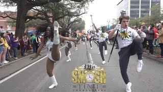 Jefferson Davis "Drum Majors and Dancers @ Rex Parade 2020 Mardi Gras Day