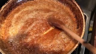 Gekarameliseerde witlof tarte tatin