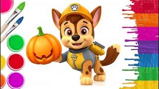 How to Draw Chase from PAW Patrol // Chase PAW Patrol Drawing Easy for Kids #pawpatrol