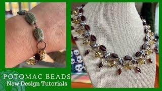 Potomac Beads finished pieces | Plus Tutorials