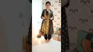 How to style Dupatta in different way.#shorts #YouTubeshorts|Apexa NaikPatel