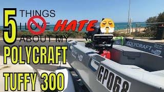 Polycraft Tuffy | 5 THINGS I HATE | Tiny Boat Fishing