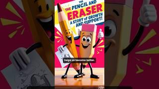 The Pencil and the Eraser: A Heartwarming Story of Growth and Support #short #shortsfeed