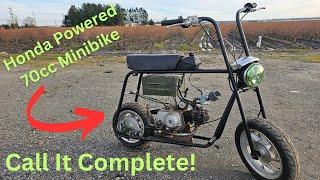 Project Honda C70 Minibike Almost Complete! #minibike #motorcycle #motocross