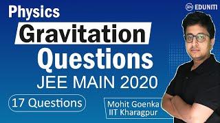 Gravitation JEE Main 2020 Questions Solution | One Shot | Mohit Goenka (IITKGP)