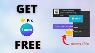 How to Use Canva Pro Free Lifetime After 2023 Update | Canva Pro Free 2022 | 100% Working Method