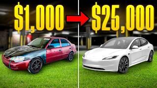 How I Turned $1k To $25,000 Flipping Cars Without A Dealership