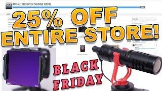 Black Friday Special - 25% Off Entire Store - Michael The Maven Crash Courses