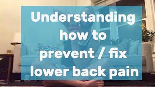 Fix / Prevent Lower back pain