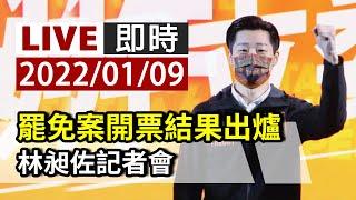 【完整公開】LIVE 罷免案開票結果出爐 林昶佐記者會