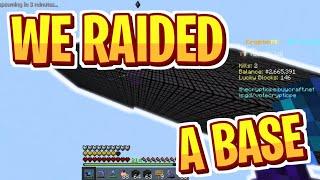 MCPE FACTIONS | EP-3 CrypticPE | We RAIDED a BASE