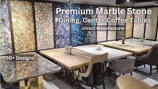 Premium Marble Table , Dining Table , Center Table, Luxury Home Decor, Direct Manufacturer