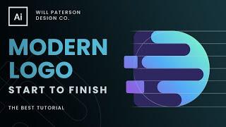 Modern Logo Design Tutorial - Start To Finish