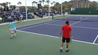 Dominic Thiem Practice @ Indian Wells March 12 2019