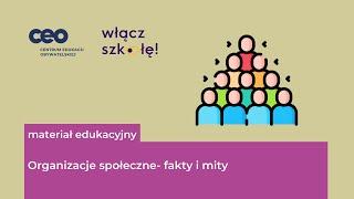 Organizacje społeczne - fakty i mity