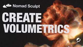 Create Volumetrics in Nomad Sculpt (Explosion, Nebula, Clouds) #nomadsculpt