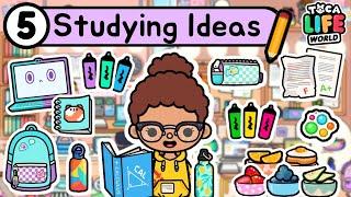 5 IDEAS for your study routine! ️| Toca Life World