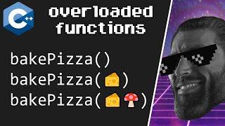 C++ overloaded functions explained 