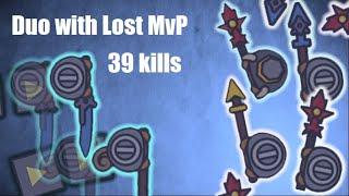 Moomoo.io: beating up random kids with stick (#3) but Lost MvP helps me