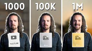 Life at 1000 vs 1,000,000 YouTube Subscribers