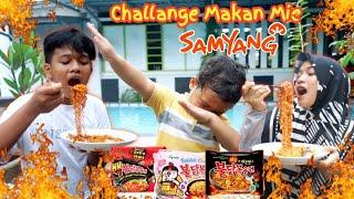 TANTANGAN MAKAN MIE SAMYANG TERPEDAS | eybel channel