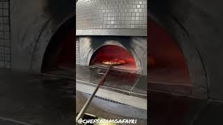 Woodfired Pizza  %62 Hydration, 48 Hour fermentation. 450C, 60-90 seconds