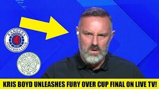 WATCH As Kris Boyd UNLEASHES FURY On Live TV After Rangers Were ROBBED!